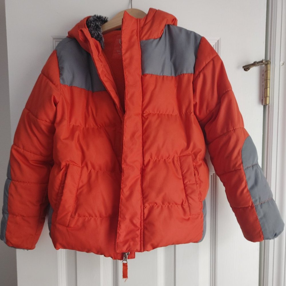 WN Wonder Nation Boy's Wind Resistant Bubble Jacket, size 4/5